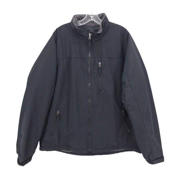 DULUTH TRADING Black Grab Fleece Lined Jacket Men's Size XL - Picture 1 of 9